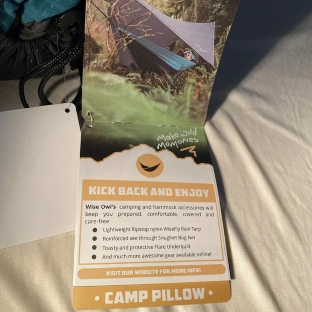 Wise‎ owl outfitters Snoozy Camp/travel  Pillow Top Handle  3689